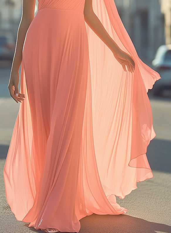 Ethereal One-Shoulder Gown