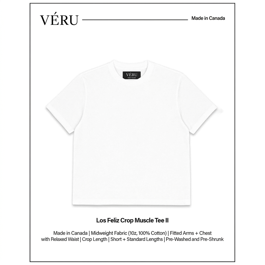 Los Feliz Crop Muscle Tee II